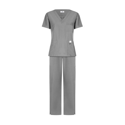 Breathing Scrub Set - Gray / Gris